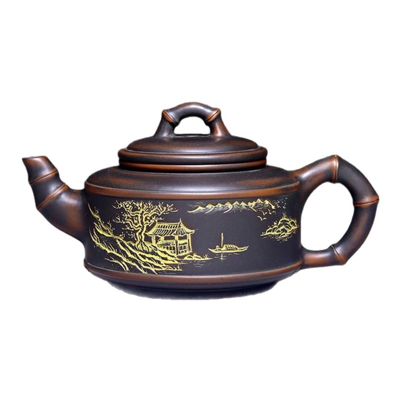 特价精品壶坭兴陶紫泥中式复古