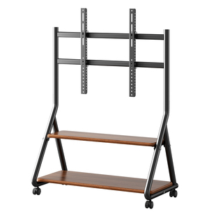 电视机可移动支架北欧落地艺术推车55/65/75/85英寸带轮通用挂架