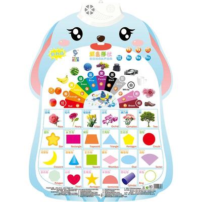 乐乐鱼认识形状墙贴有声挂图