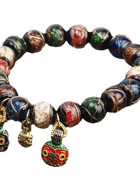 吞金兽手链香灰琉璃老秦同款