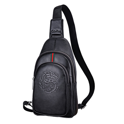 CoilenKlaon男士高档真皮胸包