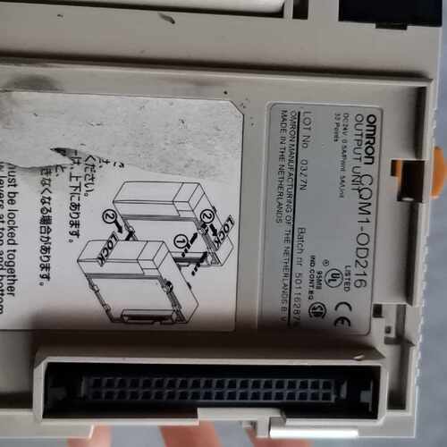 欧姆龙PLC输出模块，型号CQM1-OD216，拆机货，成色-议价