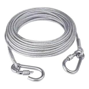 晾衣绳子室外晒被子加粗包塑钢丝绳阳台顶楼适用防风凉晒工具