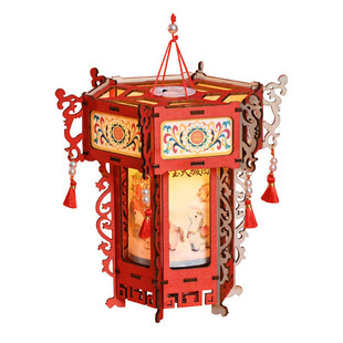 2026马年元宵自制手工走马灯笼材料半成品新款2026年中国风花宫灯