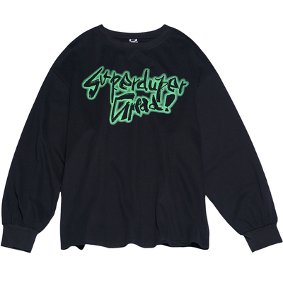 STILLYOU街头字母印花长袖T恤