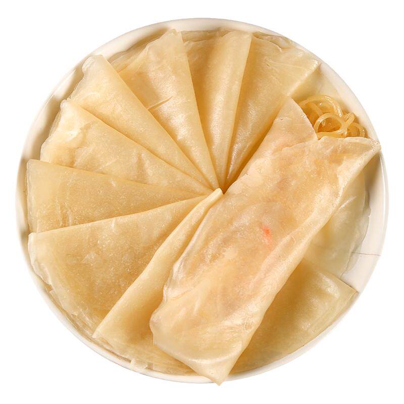 筋饼榆林风味东北小吃水晶薄饼春饼薄透筋道早餐卷菜饼烤鸭饼