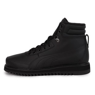 PUMA彪马DESIERTO V2男黑色高帮加绒马丁皮靴休闲运动板鞋 373025