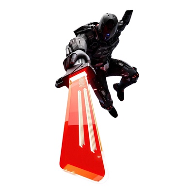 双刃伸缩光剑对插双刀流发光玩具剑儿童创意互动荧光棒红蓝双色二