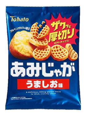 tohato日本网状酱油味60g薯片
