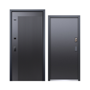 亚太天能精雕铸铝装甲智能门AI双摄防盗入户门子母进户门大门M9