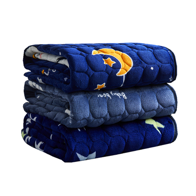 冬天床垫法兰绒学生软垫子保护罩