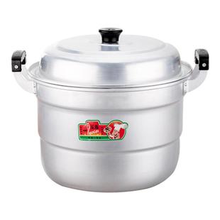 传统铝锅家庭蒸锅特厚纯铝蒸煮炖多层蒸笼蒸馒头蒸鱼锅煤气燃气灶