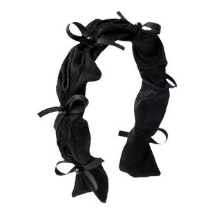 弗弗西FFX【奶油蛋糕】女神发箍2024新款小蝴蝶结时尚高颅顶头饰