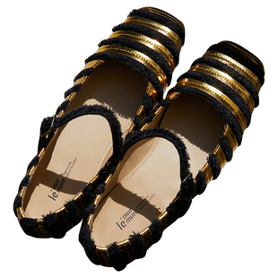 Le' Murmure  破败美学 原创设计玛丽珍平底鞋女进口真皮手工单鞋