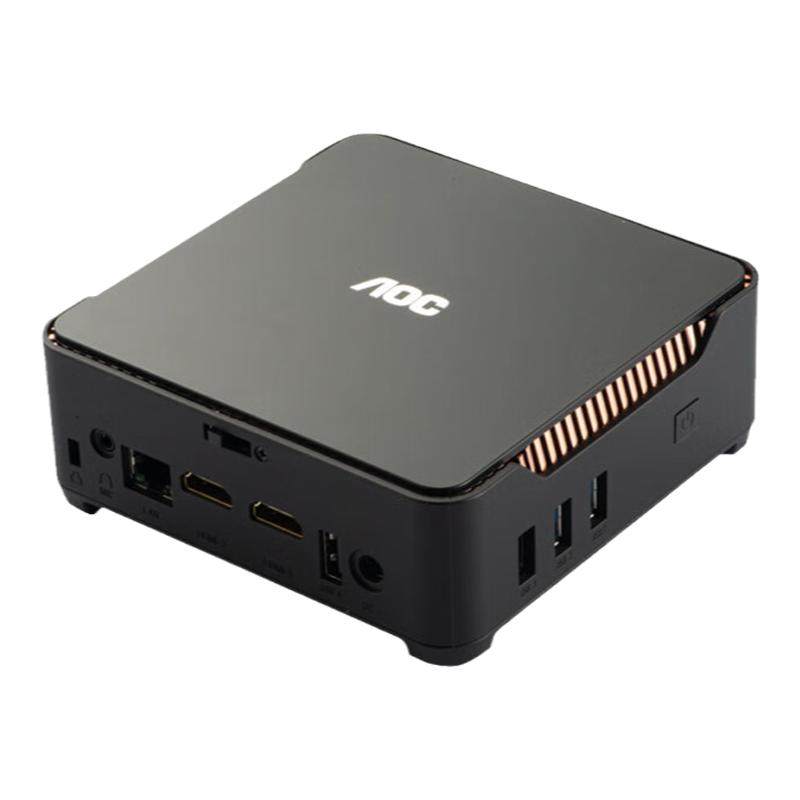 AOC Mini迷你主机可国补小苔藓M3办公家用便携商用商务台式电脑