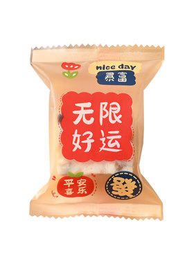 新年雪花酥包装袋饼干奶枣小袋子
