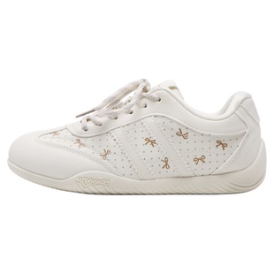 小卤球球运动小白鞋春季2026新款鞋子女鞋百搭学生板鞋厚底德训鞋