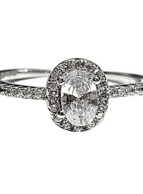 925银jollymolly小众设计师单钻