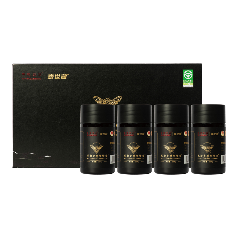 【壹世健】新疆尼勒克黑蜂蜜禮盒1kg