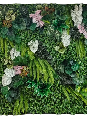 仿真植物墙立体绿植墙仿生假花