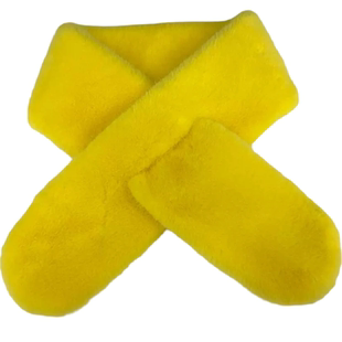 围巾女韩版冬季仿水貂毛皮草双面毛绒围脖时尚护颈保暖交叉大毛领