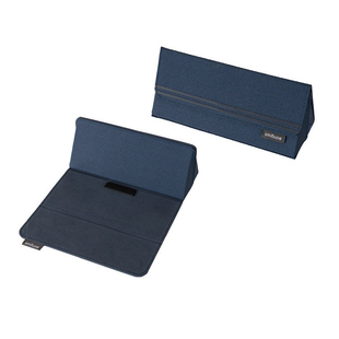 日本nakabayashi 仲林多功能笔袋3合1大容量文具收纳袋鼠标垫支架