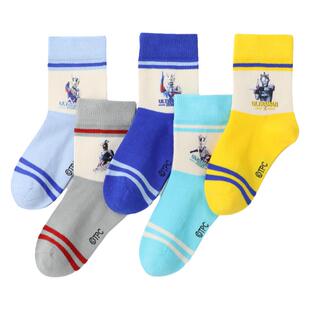 奥特曼儿童袜子男童袜子秋冬款赛罗棉袜小孩男孩宝宝a类童袜春秋