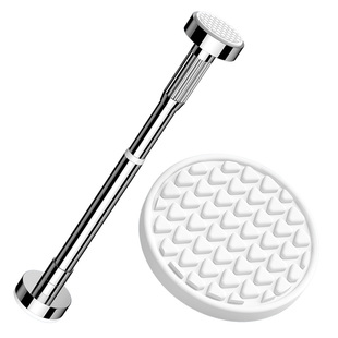 免打孔伸缩晾衣杆窗帘衣柜撑杆卫生间免钉支撑架收申缩挂浴帘杆子