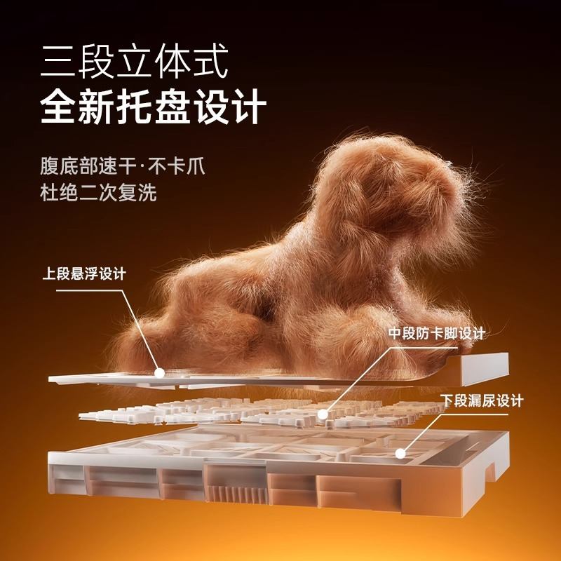 Jirpet宠物烘干箱C7S记洱扫水中小犬猫咪通用负离子智能恒温速干