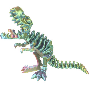 3D打印霸王龙骨架骷髅玩具恐龙蛋化石龙蛋大号关节龙可动男孩手办