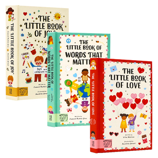 Annelies Draws小书系列 快乐小书 宠爱小书 词汇小书 英文原版绘本 Annelies Draws The Little Book of Love 儿童英语全彩图画书