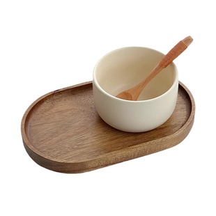 穆尼日式哑光甜品碗一人食早餐碗盘芝麻釉糖水燕窝碗下午茶点心盘