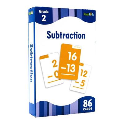 减法计算英文启蒙高效闪卡