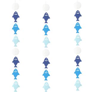 幼儿园走廊环创材料海洋风主题装饰吊顶布置水泡拉花教室开学吊饰