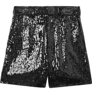 IT JUNYA WATANABE WOMEN女装短裤新款亮片缀饰休闲裤JMP011XM