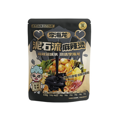 李海龙泥石流麻辣烫438g黑芝麻