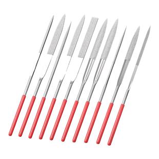 金刚石锉刀钢锉细合金什锦套装金属打磨修边工具三角半圆迷你整形