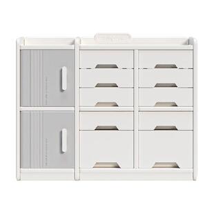 babyviva儿童宝宝简约式卧室客厅靠墙储物置物宝宝喂养台五斗衣柜