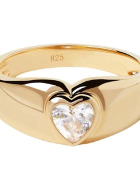 对戒指女小众设计圣诞礼物送男友