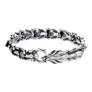 手链男霸气龙骨手链ins潮流小众设计个性朋克复古手环不掉色饰品