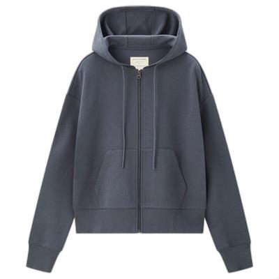 短款拉链外套佐丹奴休闲双面布