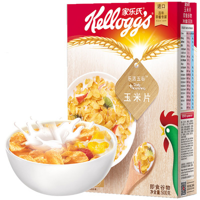 家乐氏500g即食低脂进口玉米片