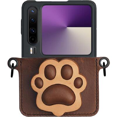 原创猫爪华为purax手机壳可斜挎