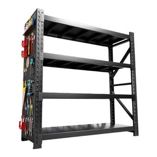 新疆包邮洞洞板货架侧面电脑桌超强承重新款多层置物架隔板展示架