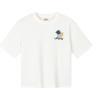 【凉感透气】Levis李维斯儿童男童短袖T恤2025夏季新款运动上衣女