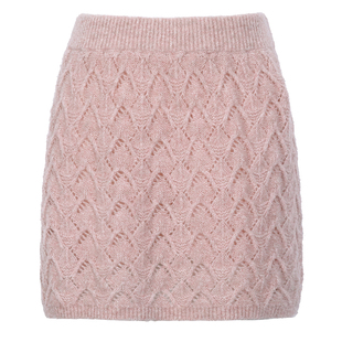 【设计师品牌BLANCORE】2026春新品直筒休闲羊毛半裙