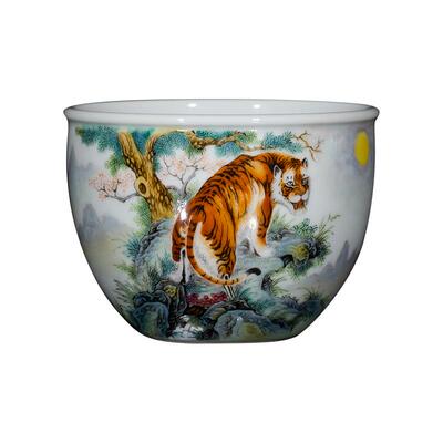 手工陶瓷钟家窑珐琅彩