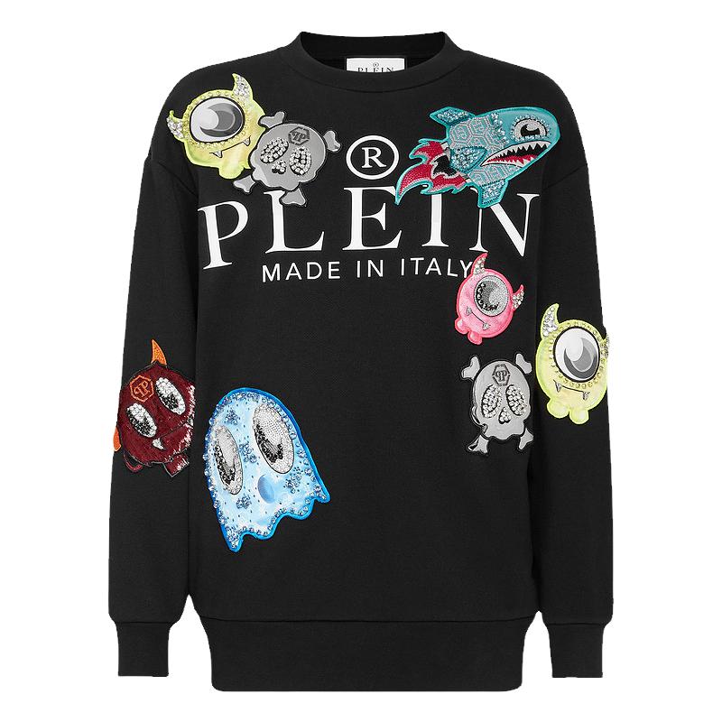 PHILIPP PLEIN 女士Monsters圆领卫衣