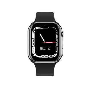 单色硅胶表带运动简约华强北智能S9 S10儿童电话手表通用35MM子藤