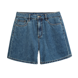 A DoOr 基础美式做旧中低腰牛仔短裤 Megan 休闲百搭夏季新款